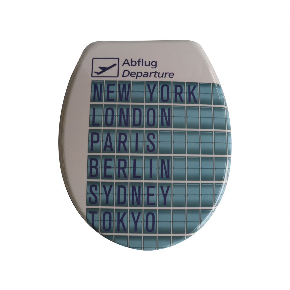 UF స్లో డ్రాప్ టాయిలెట్ సీటు